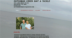 Desktop Screenshot of dutchmancreekbaitandtackle.com